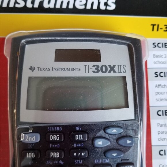 Texas Instrument Calculator Scientific TI-30X IIS Solar/ Battery SAT/ACT/AP New - Picture 6 of 7